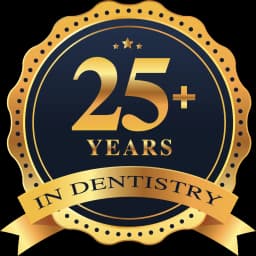 25+ years in dentistry