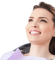 Smiling woman sitting in dental chair