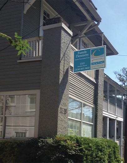 Dental office building sign