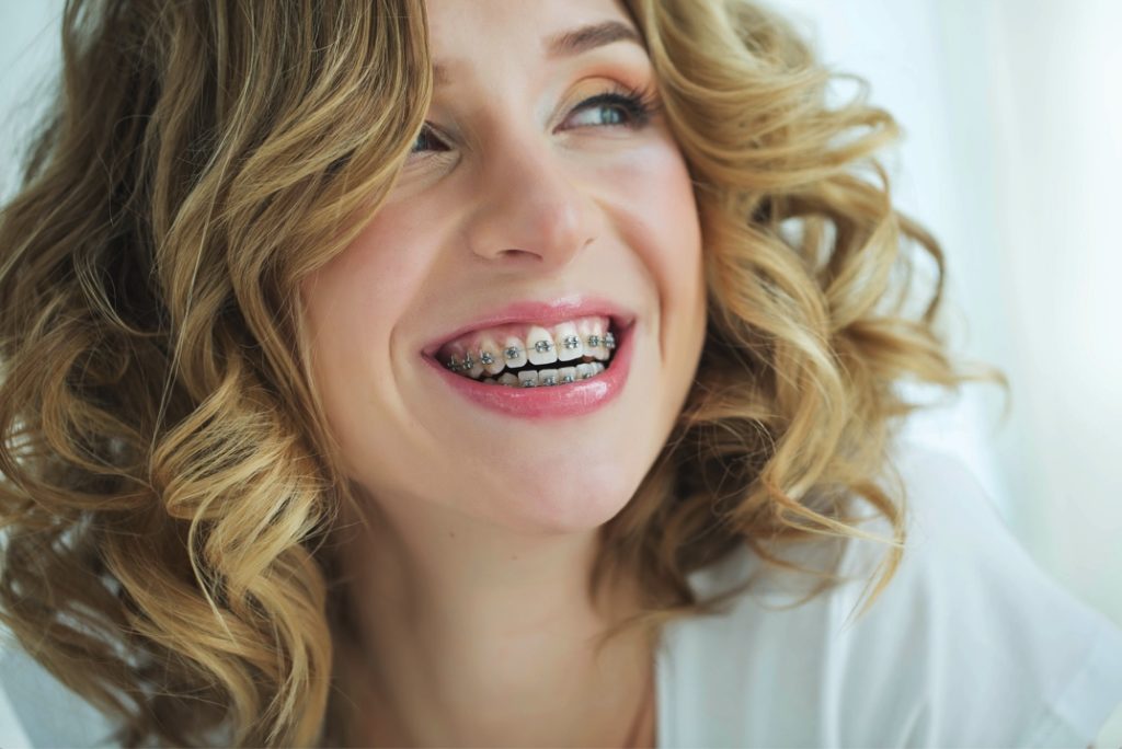 Woman with braces in New Orleans