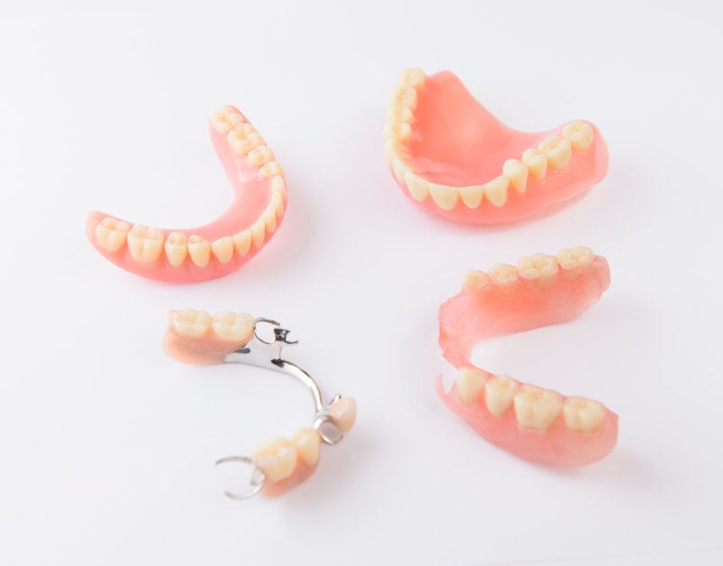 Group of dentures